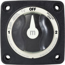 Blue Sea 6008200 m-Series Selector 3 Position Battery Switch - Black [6008200] - Wholesaler Elite LLC