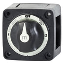 Blue Sea 6008200 m-Series Selector 3 Position Battery Switch - Black [6008200] - Wholesaler Elite LLC