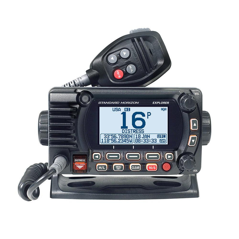 Standard Horizon GX1800G Fixed Mount VHF w/GPS - Black [GX1800GB] - Wholesaler Elite LLC