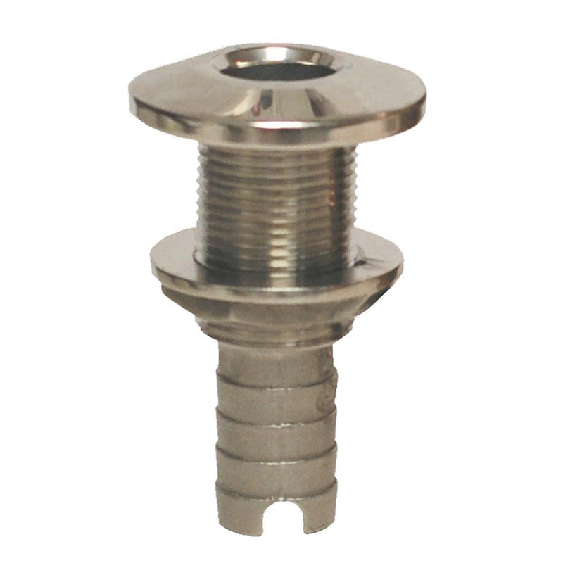 GROCO Stainless Steel Hose Barb Thru-Hull Fitting - 2" [HTH-2000-S] - Wholesaler Elite LLC