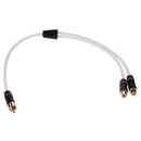Fusion Performance RCA Cable Splitter - 1 Male to 2 Female - .9 [010-12622-00] - Wholesaler Elite LLC