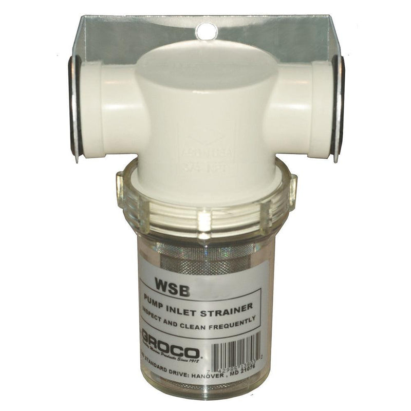 GROCO 1" Fresh Water Strainer w/Plastic Basket [WSB-1000-P] - Wholesaler Elite LLC