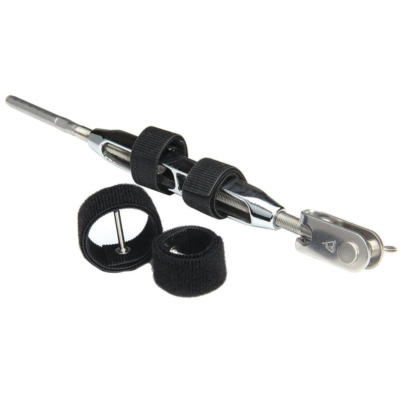 C. Sherman Johnson Wrap Pins Hook Loop Pin Locking Devices f/Open Body Turnbuckles 5/16" 3/8" - 2-Pack [WRAPC3-P] - Wholesaler Elite LLC