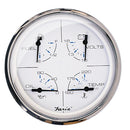 Faria Chesapeake White SS 5" Multifunction Gauge [33864] - Wholesaler Elite LLC