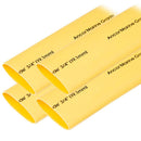 Ancor Heat Shrink Tubing 3/4" x 6" - Yellow - 4 Pieces [306906] - Wholesaler Elite LLC