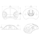 Lumitec Barbados Courtesy Accent LED Light - Black w/Red Light [101061] - Wholesaler Elite LLC