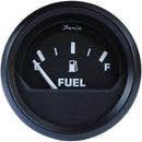Faria Euro Black 2" Fuel Level Gauge - Metric [12802] - Wholesaler Elite LLC