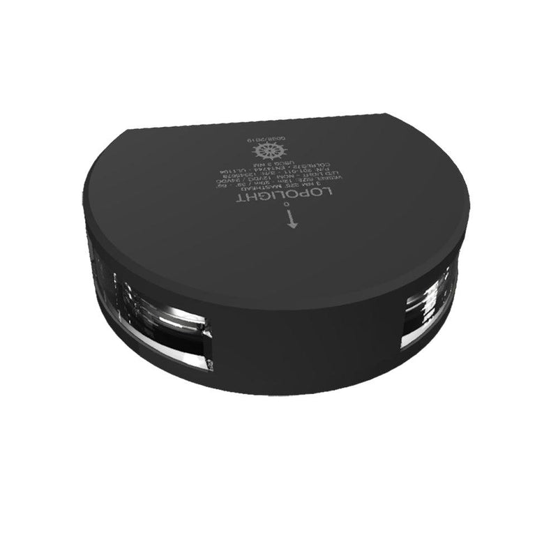 Lopolight Series 201-011 - Masthead Light - 3NM - Vertical Mount - White - Black Housing [201-011-B] - Wholesaler Elite LLC