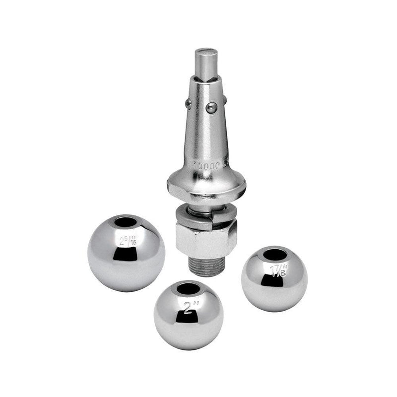 Draw-Tite Interchangeable Hitch Ball w/ 1" Shank - 1-7/8", 2", 2-5/16" Balls [63803] - Wholesaler Elite LLC
