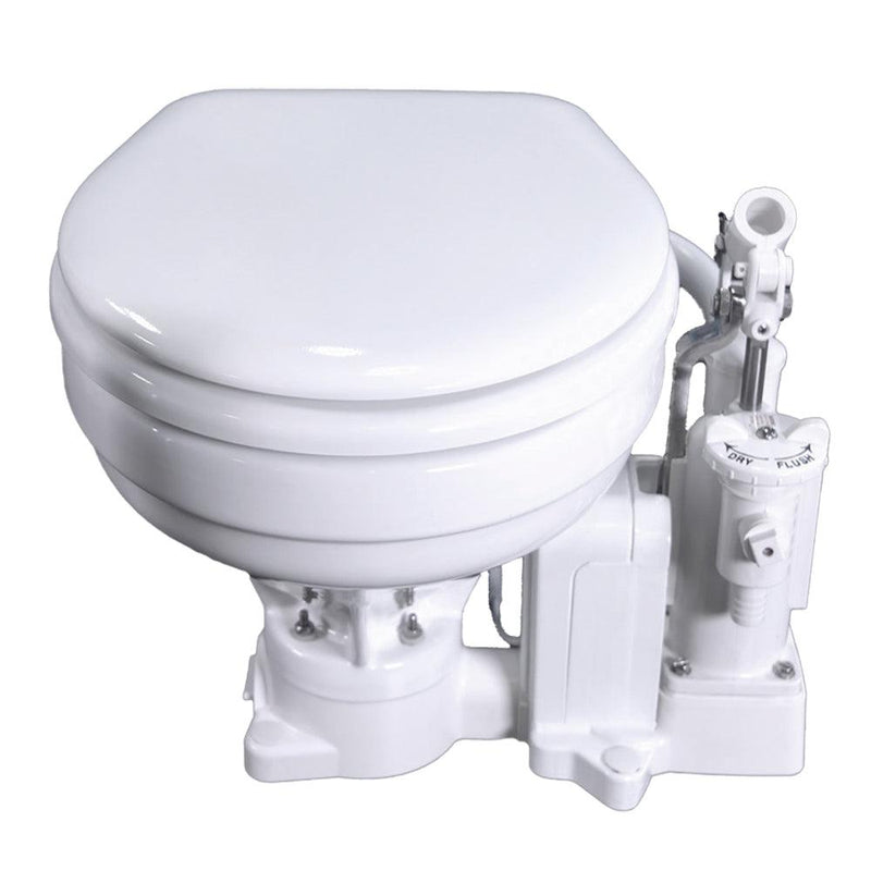 Raritan PH PowerFlush Electric/Manual Toilet - Household Size - 12v - White [P102E12] - Wholesaler Elite LLC