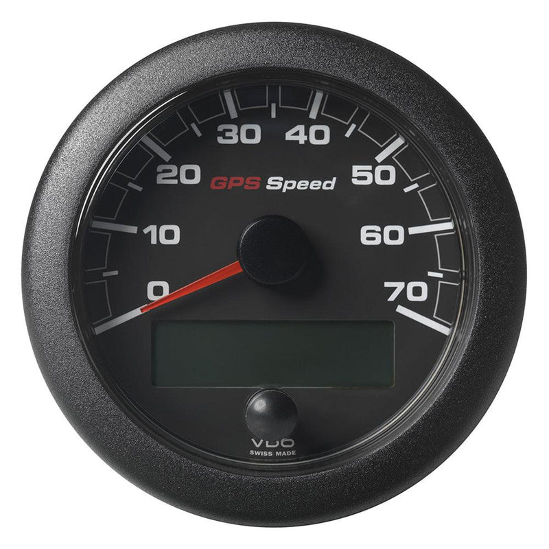 Veratron 3-3/8" (85mm) OceanLink GPS Speedometer - Black Dial Bezel (0-70 K/MPH/KMH) [A2C1351990001] - Wholesaler Elite LLC