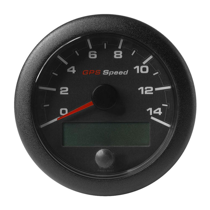Veratron 3-3/8" (85mm) OceanLink GPS Speedometer - Black Dial Bezel (0-14 K/MPH/KMH) [A2C1351970001] - Wholesaler Elite LLC
