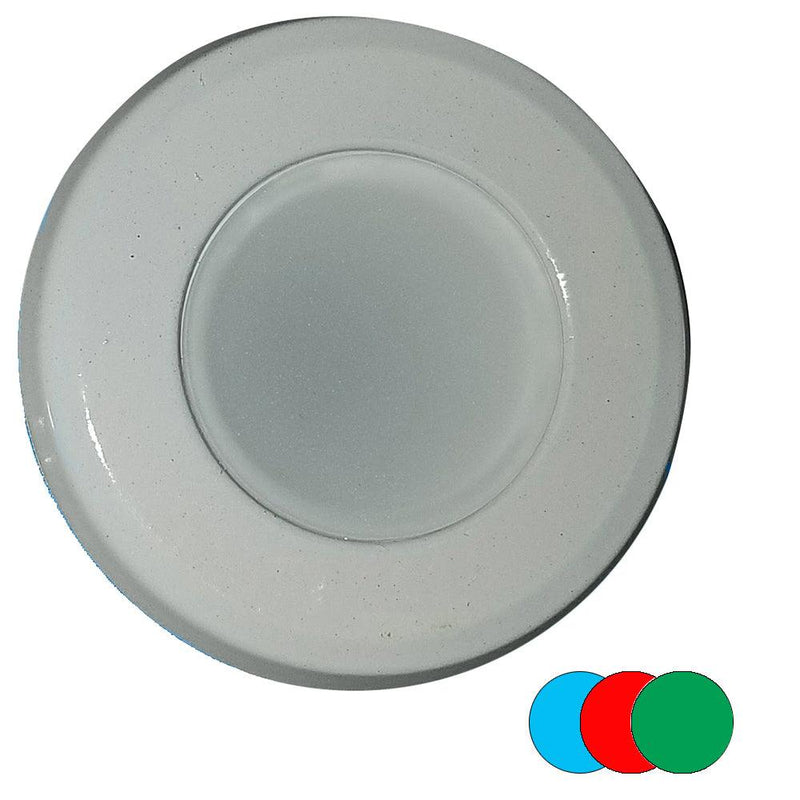 Shadow-Caster Color-Changing White, Blue Red Dimmable - White Powder Coat Down Light [SCM-DL-WBR] - Wholesaler Elite LLC