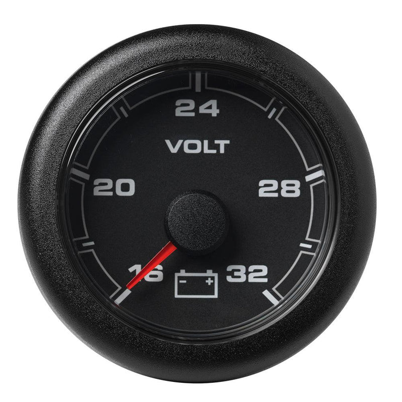 Veratron 52MM (2-1/16") OceanLink Battery Voltage Gauge - 16 to 32V - Black Dial Bezel [A2C1066120001] - Wholesaler Elite LLC