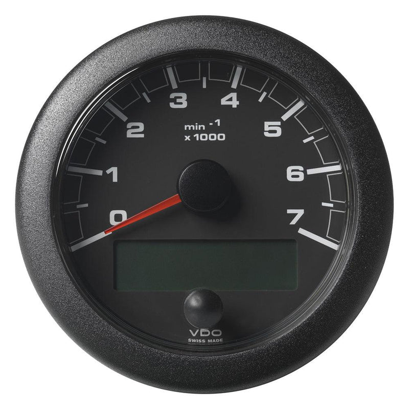 Veratron 3-3/8" (85MM) OceanLink NMEA 2000 Tachometer - 7000 RPM - Black Dial Bezel [A2C1065810001] - Wholesaler Elite LLC