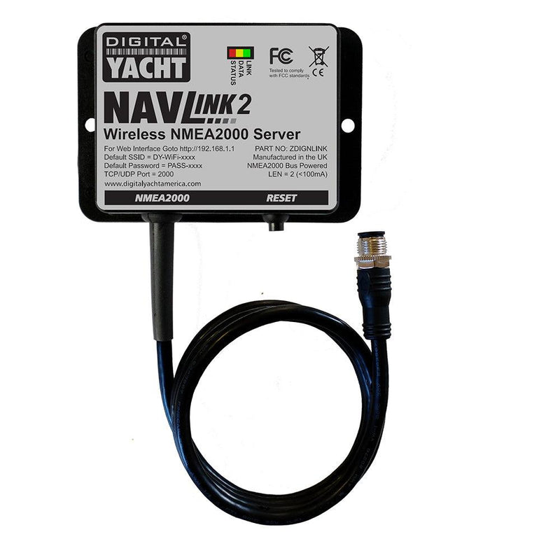 Digital Yacht NavLink 2 NMEA 2000 to WiFi Gateway [ZDIGNLINK] - Wholesaler Elite LLC