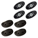 RIGID Industries A-Series Rock Light Kit - 4 Blue Lights - Black [400233] - Wholesaler Elite LLC