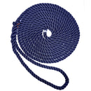 New England Ropes 3/8" Premium 3-Strand Dock Line - Navy Blue - 25 [C6053-12-00025] - Wholesaler Elite LLC