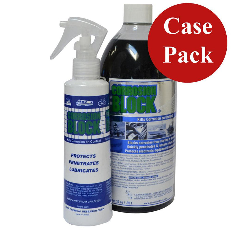 Corrosion Block 32oz Bottle with Pump - Non-Hazmat, Non-Flammable Non-Toxic *Case of 4* [20032CASE] - Wholesaler Elite LLC