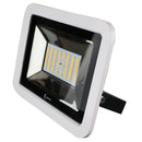 Lunasea 35W Slimline LED Floodlight, 12/24V, Cool White, 4800 Lumens, 3 Cord - White Housing [LLB-36MN-81-00] - Wholesaler Elite LLC
