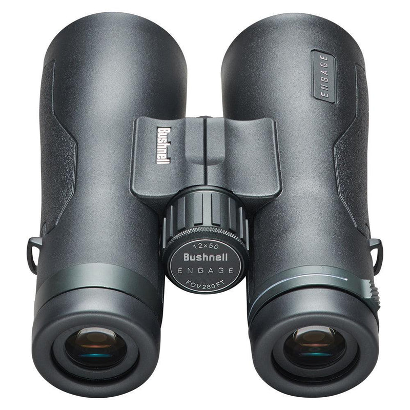 Bushnell 12x50mm Engage Binocular - Black Roof Prism ED/FMC/UWB [BEN1250] - Wholesaler Elite LLC