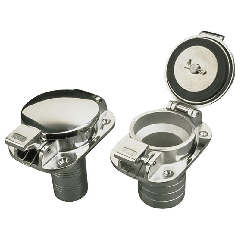 Sea-Dog Stainless Steel Flip Top Deck Fill - Gas - 1-1/2" Hose [351110] - Wholesaler Elite LLC