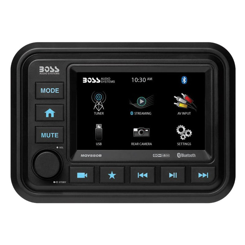 Boss Audio MGV550B Marine Stereo w/AM/FM/BT/Rear Camera [MGV550B] - Wholesaler Elite LLC