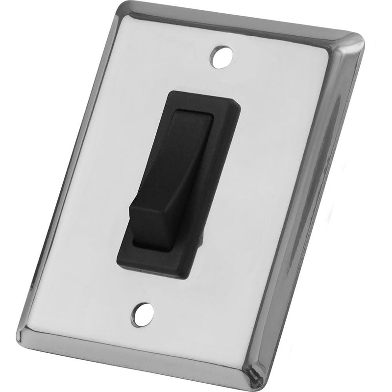 Sea-Dog Single Gang Wall Switch - Stainless Steel [403010-1] - Wholesaler Elite LLC