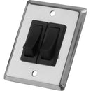 Sea-Dog Double Gang Wall Switch - Stainless Steel [403020-1] - Wholesaler Elite LLC
