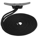 Sea-Dog Double Braided Nylon Dock Line - 5/8" x 15 - Black [302116015BK-1] - Wholesaler Elite LLC