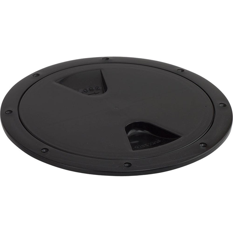 Sea-Dog Screw-Out Deck Plate - Black - 5" [335755-1] - Wholesaler Elite LLC