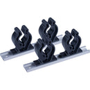Sea-Dog Track Rod Holder - 7" Tracks - 4 Rod Clips [325044-1] - Wholesaler Elite LLC