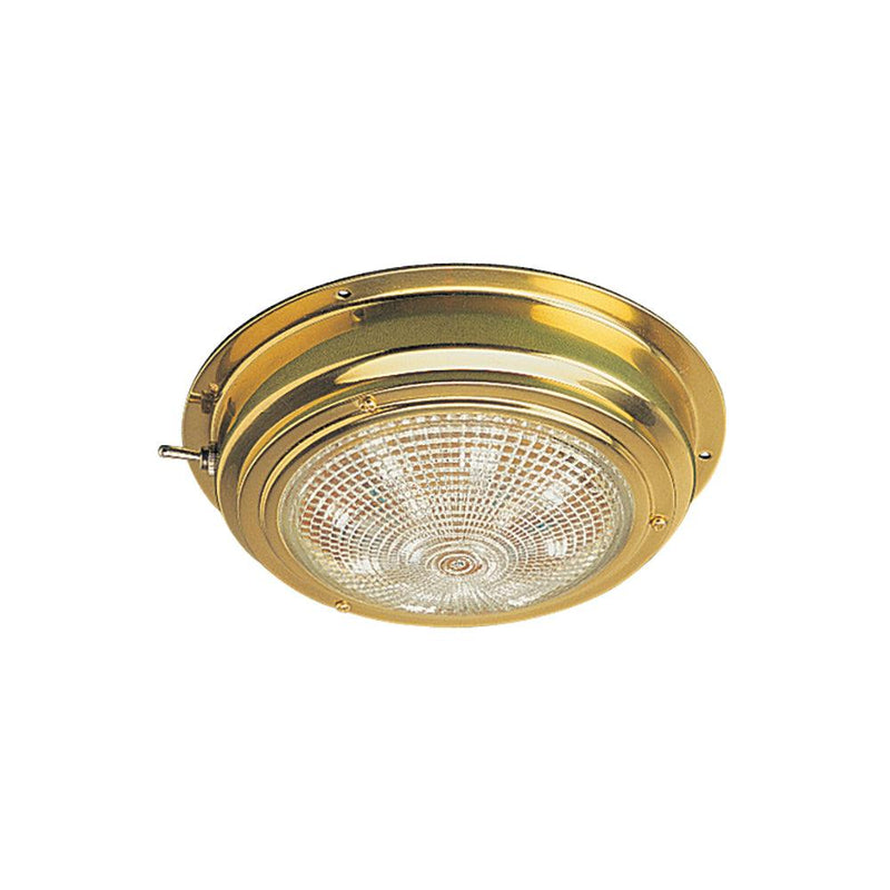 Sea-Dog Brass LED Dome Light - 4" Lens [400198-1] - Wholesaler Elite LLC