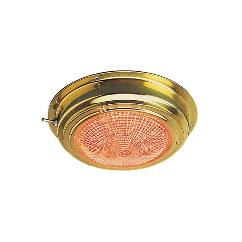 Sea-Dog Brass LED Day/Night Dome Light - 5" Lens [400358-1] - Wholesaler Elite LLC