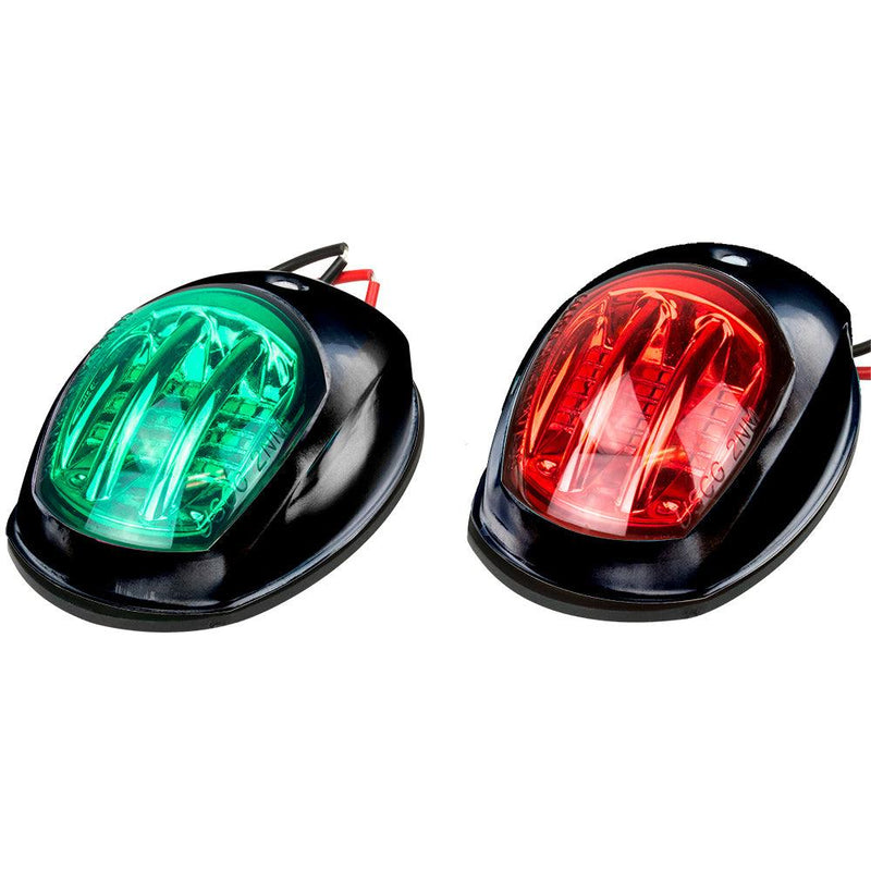 Sea-Dog Black LED Navigation Lights - Port Starboard [400073-1] - Wholesaler Elite LLC