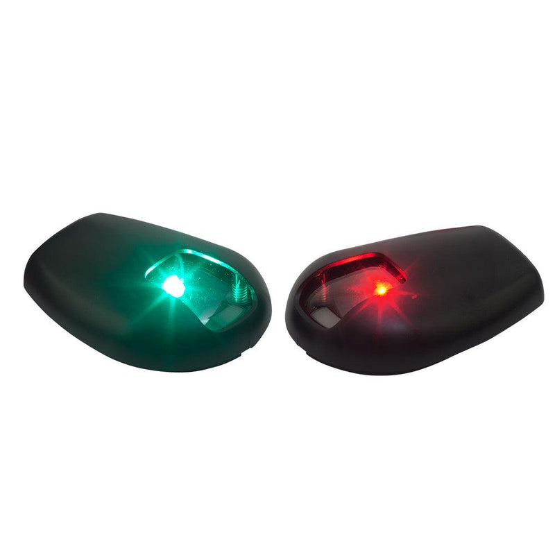 Sea-Dog Black Side Mount LED Navigation Lights - 1 NM - Port Starboard [400078-1] - Wholesaler Elite LLC