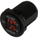 Sea-Dog Round Voltage Amp Meter - 6V-30V 0 Amp - 10 Amp Meter [421625-1] - Wholesaler Elite LLC