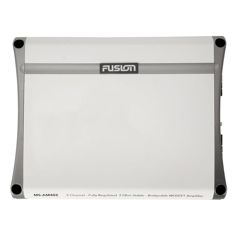 Fusion MS-AM402 2 Channel Marine Amplifier - 400W [010-01499-00] - Wholesaler Elite LLC