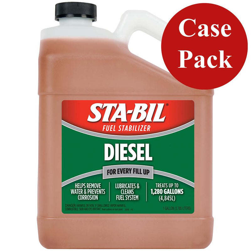 STA-BIL Diesel Formula Fuel Stabilizer Performance Improver - 1 Gallon *Case of 4* [22255CASE] - Wholesaler Elite LLC