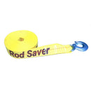 Rod Saver Heavy-Duty Winch Strap Replacement - Yellow - 2" x 20 [WSY20] - Wholesaler Elite LLC