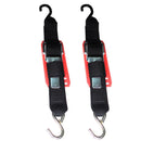 Rod Saver Paddle Buckle Trailer Tie-Down w/Vinyl Pad - 2" x 6 - Pair [2PB6VP] - Wholesaler Elite LLC
