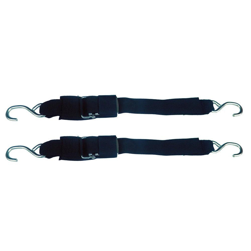 Rod Saver Stainless Steel Quick Release Transom Tie-Down - 2" x 6 - Pair [SS/QRTD6] - Wholesaler Elite LLC