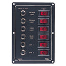 Sea-Dog Aluminum Circuit Breaker Panel - 6 Circuit [422800-1] - Wholesaler Elite LLC