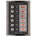 Sea-Dog Splash Guard Circuit Breaker Panel - 6 Circuit [424806-1] - Wholesaler Elite LLC