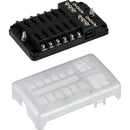 Sea-Dog Blade Style LED Indicator Fuse Block w/Negative Bus Bar - 12 Circuit [445188-1] - Wholesaler Elite LLC