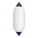 Polyform F-7 Twin Eye Fender 15" x 41" - White [F-7-WHITE] - Wholesaler Elite LLC