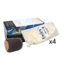 KiwiGrip 4 - 1 Liter Pouches - Cream w/4" Roller [KG-4CP-R] - Wholesaler Elite LLC
