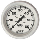 Faria Dress White 4" GPS Speedometer - 60 MPH [33147] - Wholesaler Elite LLC