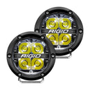 RIGID Industries 360-Series 4" LED Off-Road Spot Beam w/White Backlight - Black Housing [36113] - Wholesaler Elite LLC