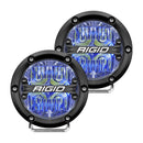 RIGID Industries 360-Series 4" LED Off-Road Fog Light Drive Beam w/Blue Backlight - Black Housing [36119] - Wholesaler Elite LLC